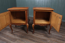 Load image into Gallery viewer, Pair French Oak Side Cabinets c.1920