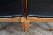 Load image into Gallery viewer, Pair Midcentury English Linking Chairs c.1963