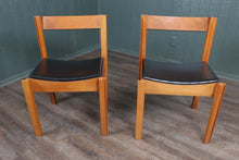 Load image into Gallery viewer, Pair Midcentury English Linking Chairs c.1963