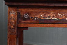 Load image into Gallery viewer, Petite English Inlaid Rosewood Cylinder Desk c.1900