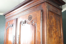 Load image into Gallery viewer, Provincial French Walnut Buffet Deux Corps / Armoire — c.1800