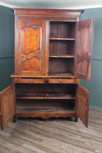 Load image into Gallery viewer, Provincial French Walnut Buffet Deux Corps / Armoire — c.1800
