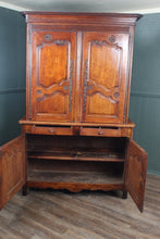 Load image into Gallery viewer, Provincial French Walnut Buffet Deux Corps / Armoire — c.1800