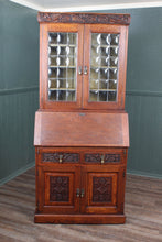 Load image into Gallery viewer, Scottish Arts and Crafts Bureau Bookcase c.1900