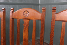 Load image into Gallery viewer, Set of Four English Oak Chairs c.1900