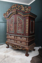 Load image into Gallery viewer, Solid Carved Cabinet c.1920