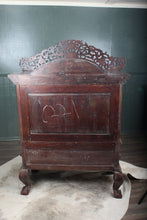 Load image into Gallery viewer, Solid Carved Cabinet c.1920