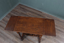 Load image into Gallery viewer, Solid Oak Dropleaf Table c.1920