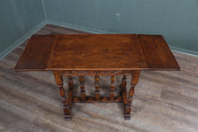 Load image into Gallery viewer, Solid Oak Dropleaf Table c.1920