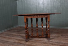 Load image into Gallery viewer, Solid Oak Dropleaf Table c.1920