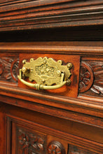 Load image into Gallery viewer, Superb English Mahogany Mirror Backed Sideboard c.1900
