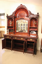 Load image into Gallery viewer, Superb English Mahogany Mirror Backed Sideboard c.1900