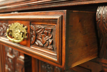 Load image into Gallery viewer, Superb English Mahogany Mirror Backed Sideboard c.1900