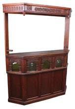 Load image into Gallery viewer, Vintage English Oak Bar