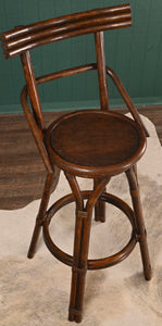 French Swivel Bar Stool - The Barn Antiques