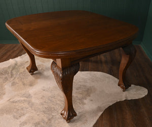 Mahogany Crank Table - The Barn Antiques