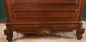 Walnut French Secretaire c.1870 - The Barn Antiques