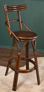 French Swivel Bar Stool - The Barn Antiques