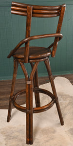 French Swivel Bar Stool - The Barn Antiques