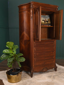 Walnut French Secretaire c.1870 - The Barn Antiques