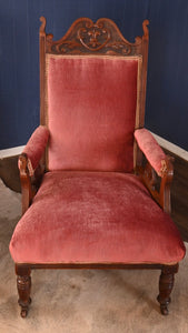 Pair of Victorian Upholstered Chairs - The Barn Antiques