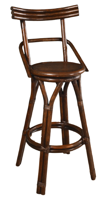 French Swivel Bar Stool - The Barn Antiques