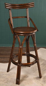 French Swivel Bar Stool - The Barn Antiques