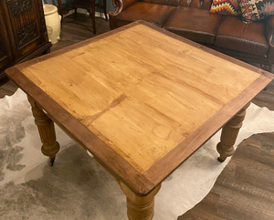 Victorian Scrubbed Pine Work Table - The Barn Antiques