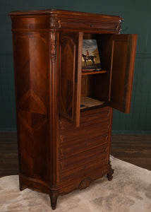 Walnut French Secretaire c.1870 - The Barn Antiques