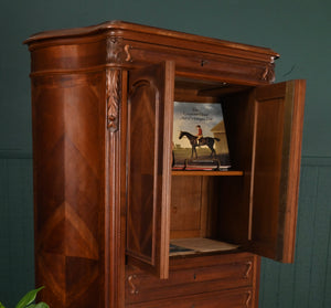 Walnut French Secretaire c.1870 - The Barn Antiques