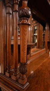 Fantastic English Oak Mirrored Sideboard - The Barn Antiques