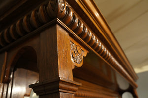 Oak Mirrored Sideboard - The Barn Antiques