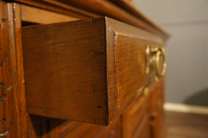 Oak Mirrored Sideboard - The Barn Antiques