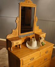 Load image into Gallery viewer, Pine Mirrored Dressing Table - The Barn Antiques