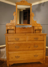 Load image into Gallery viewer, Pine Mirrored Dressing Table - The Barn Antiques