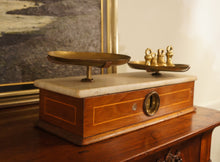 Load image into Gallery viewer, Brass and Marble Scale and Weights - The Barn Antiques