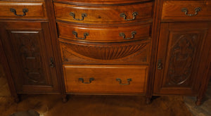 Walnut Mirrored Sideboard - The Barn Antiques