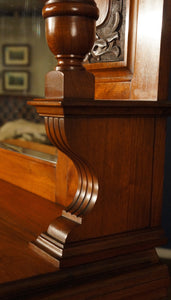 Walnut Mirrored Sideboard - The Barn Antiques