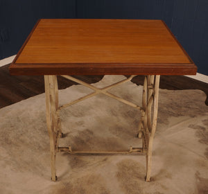 Pine Table with Bruce Sewing Machine Cast Iron Base - The Barn Antiques