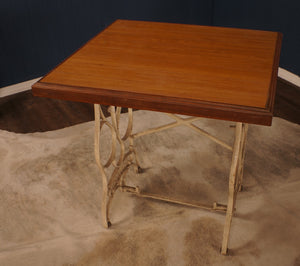 Pine Table with Bruce Sewing Machine Cast Iron Base - The Barn Antiques