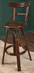 French Swivel Bar Stool - The Barn Antiques