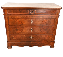 Load image into Gallery viewer, French Mahogany Marble Topped Commode c.1870 - The Barn Antiques