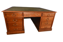 Load image into Gallery viewer, An English Mahogany Partners Desk c.1900 - The Barn Antiques
