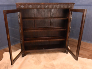 Heavily Carved French Bookcase c.1890 - The Barn Antiques