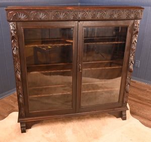 Heavily Carved French Bookcase c.1890 - The Barn Antiques