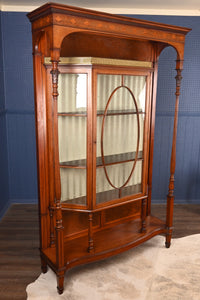 Solid Mahogany English Bookcase c.1900 - The Barn Antiques