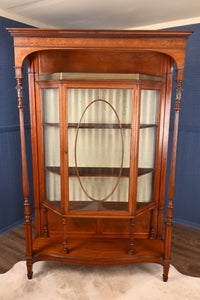 Solid Mahogany English Bookcase c.1900 - The Barn Antiques