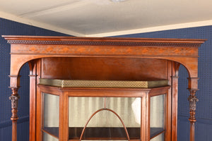 Solid Mahogany English Bookcase c.1900 - The Barn Antiques