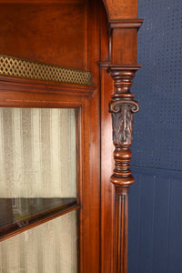 Solid Mahogany English Bookcase c.1900 - The Barn Antiques