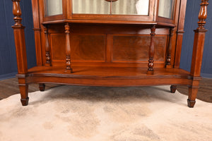 Solid Mahogany English Bookcase c.1900 - The Barn Antiques